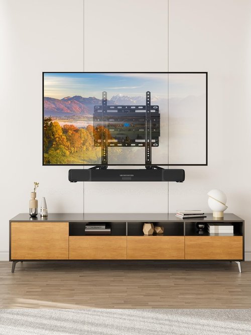 Mounting Dream Soundbar Mount Bracket - Fits Most Sound Bars Up to 15 Lbs | Detachable Extension Plates MD5420