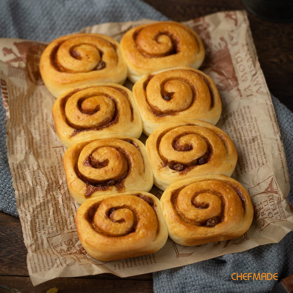 CHEFMADE Baking Pan Set, 7Pcs Non-Stick Cake Bread and Meat Bakeware for Oven Baking