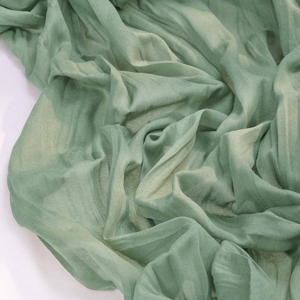 Socomi Cheesecloth Table Runner - 3pcs Sage Green Boho Rustic Design | 120 Inch for Weddings & Events