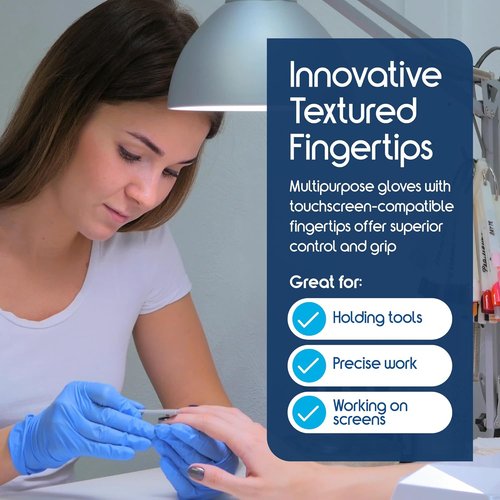 Inspire Nitrile-Vinyl Blend Exam Gloves - Disposable, Latex-Free, Multipurpose for Medical Use