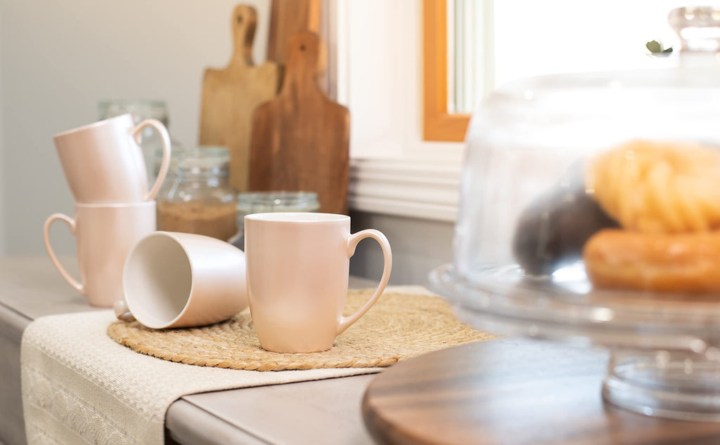 Elanze Designs Let Your Light Shine Precious Pearl 10 ounce New Bone China Coffee Cup Mug