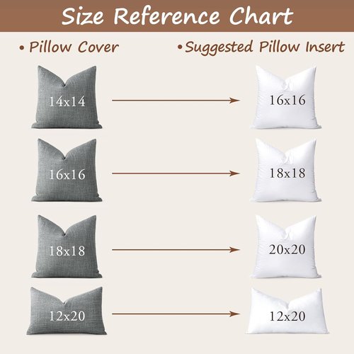 Artscope Down Alternative Pillow Insert - Ultra Soft Fluffy 20x20 Decorative Throw Pillows | Set of 2, White