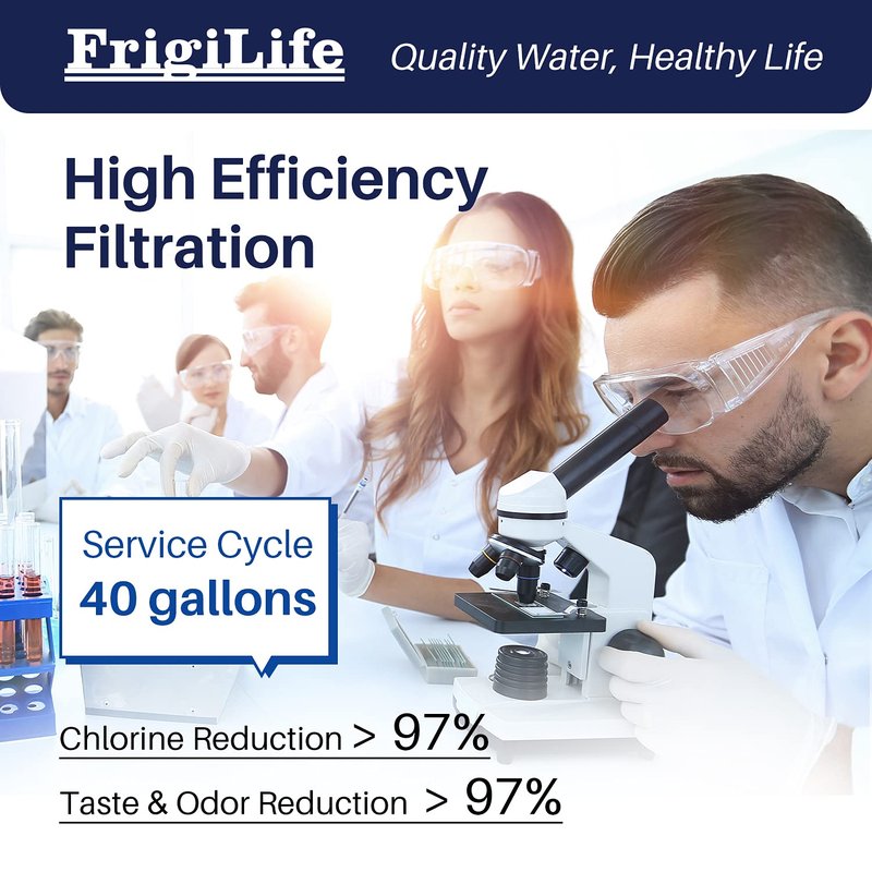 FrigiLife Pitcher Water Filter Replacement with Pur CRF950Z, CRF-950Z, DS-1800Z, PPT700W, CR-1100C, PPT711W, CR-6000C, PPT710W, PPF900Z, Compatible with more PUR Pitchers Dispensers, 4PACK