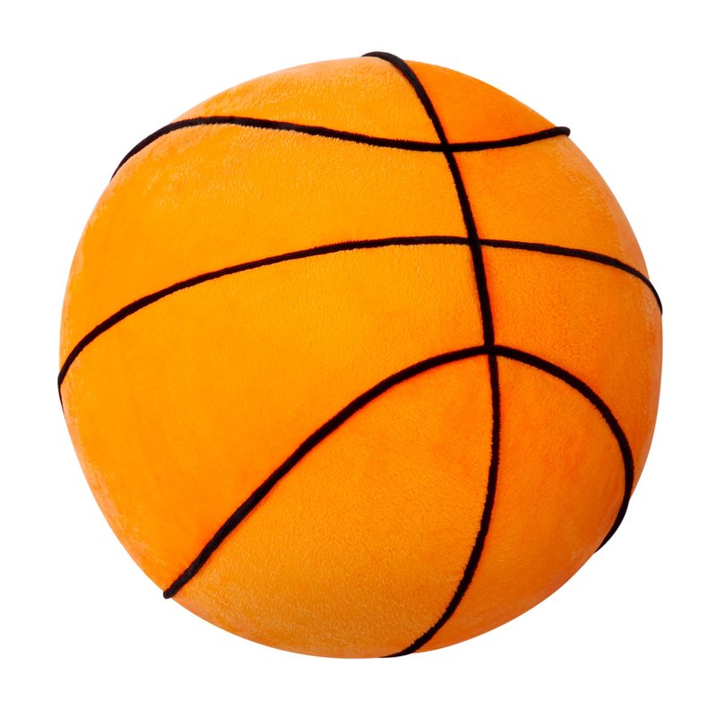OurHonor Basketball Pillow, Basketball Plush 11.8", Basketball Stuffed Animal, Fluffy Cute 3D Stuffed Sports Ball Plushies Room Decor Games Gift for Kids and Adults
