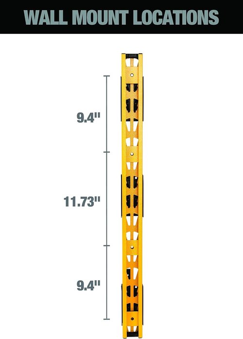 DEWALT 3-Piece Cantilever Wood Storage Rack - Heavy-Duty Workshop Shelving, Supports 273 lbs