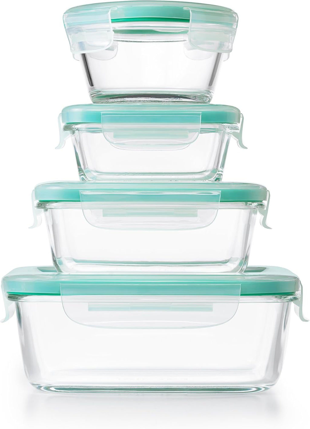 OXO Good Grips Airtight Glass Container Set - 12 Piece Smart Seal Storage Solution