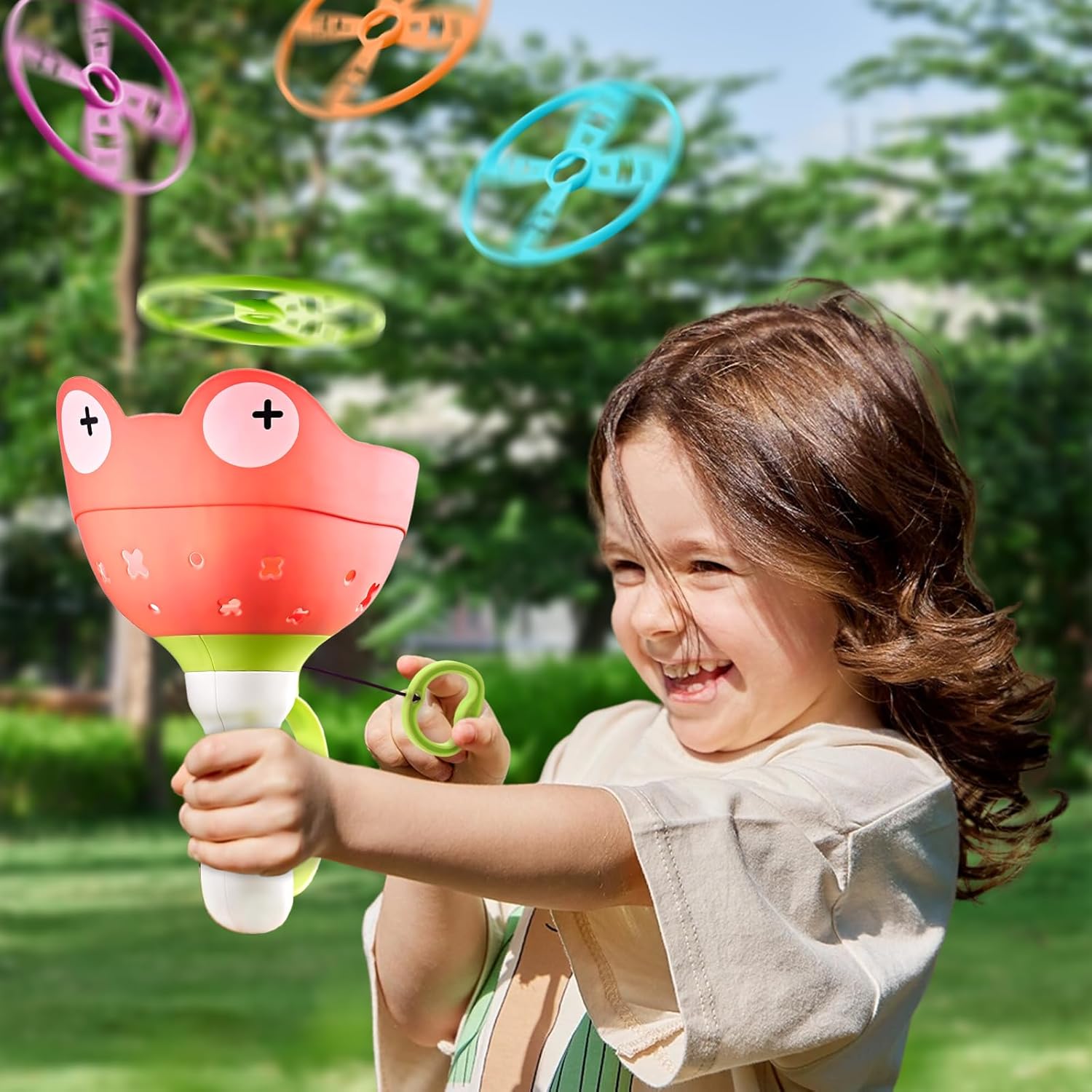 Outside Toys for Kids | Manual Capture Catching Game - Fun Outdoor Chasing Toy for Ages 4-8