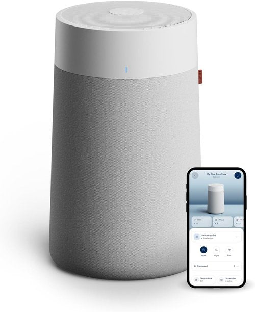 Blueair Blue Pure 311i Max Smart Air Purifier - HEPASilent Technology for Medium Rooms up to 1,800 Sq Ft | Ideal for Pets, Allergies, Smoke & Dust