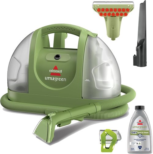 BISSELL Little Green Portable Carpet Cleaner - Multi-Purpose Upholstery & Auto Detailer | Green, 1400B