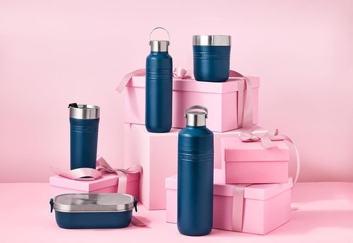 Le Creuset Stainless Steel Lunch Box - 30 Oz. Capacity | Deep Teal Color for On-The-Go Meals
