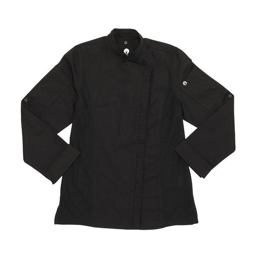 Chef Works Women's Hartford Chef Coat, Black, XX-Large