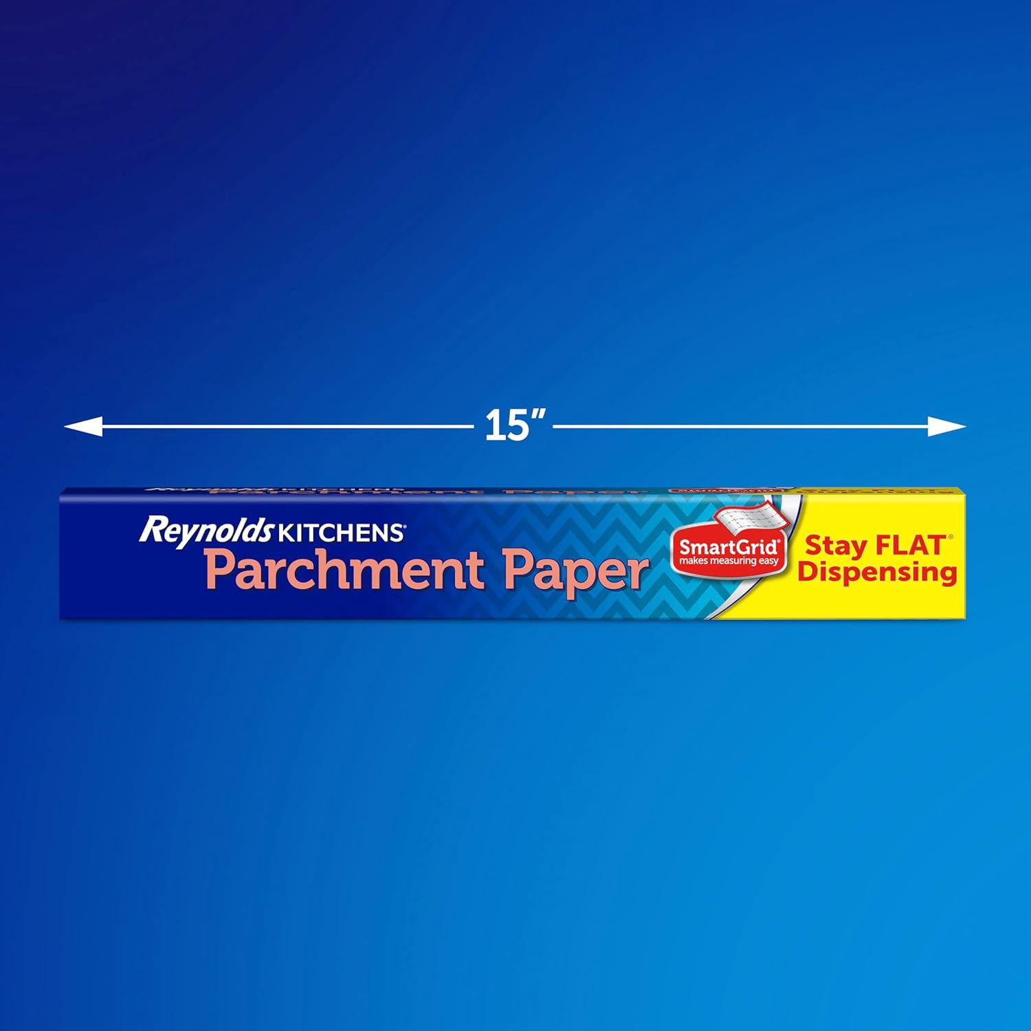 Reynolds Kitchens Parchment Paper Roll - Non-Curling Baking Paper, Oven Safe to 425°F | 36ft x 15in