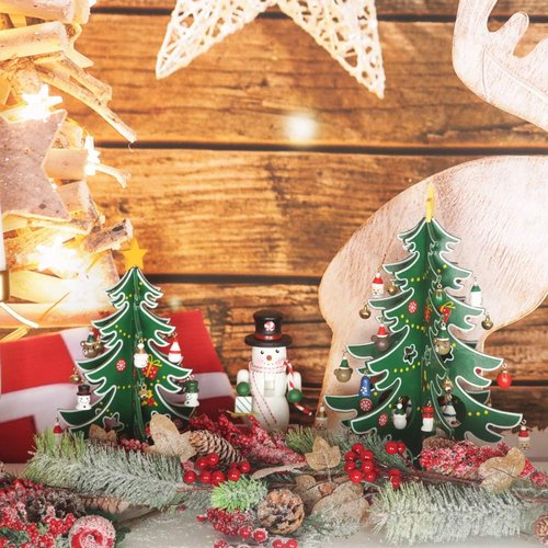Fangoo 20 Pack Red Berry Picks - 7 Inch Burgundy Stems for Christmas Tree & Holiday Decor