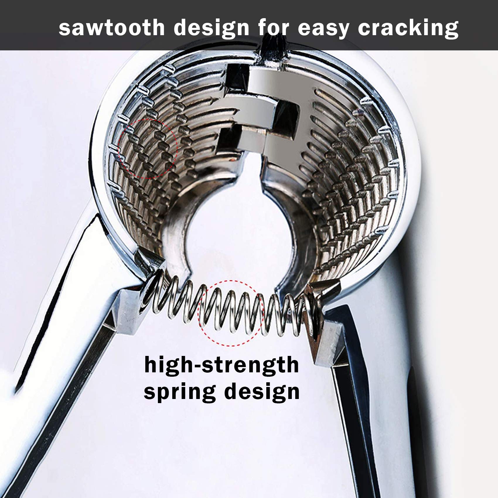 Nut Crackers for All Nuts Walnut Cracker for Pecans Hazelnut Walnuts Plier Opener Kitchen Tool Heavy Duty Non-slip Handle