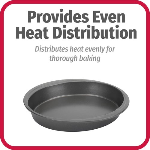 GoodCook Nonstick Steel Round Cake Pan - 9-Inch Gray Design for Effortless Baking