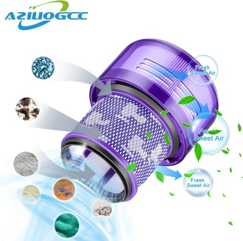 Dyson Vacuum Filter Replacement Parts - Compatible with V11 Torque Drive, V11 Animal & V15 Detect | High Efficiency