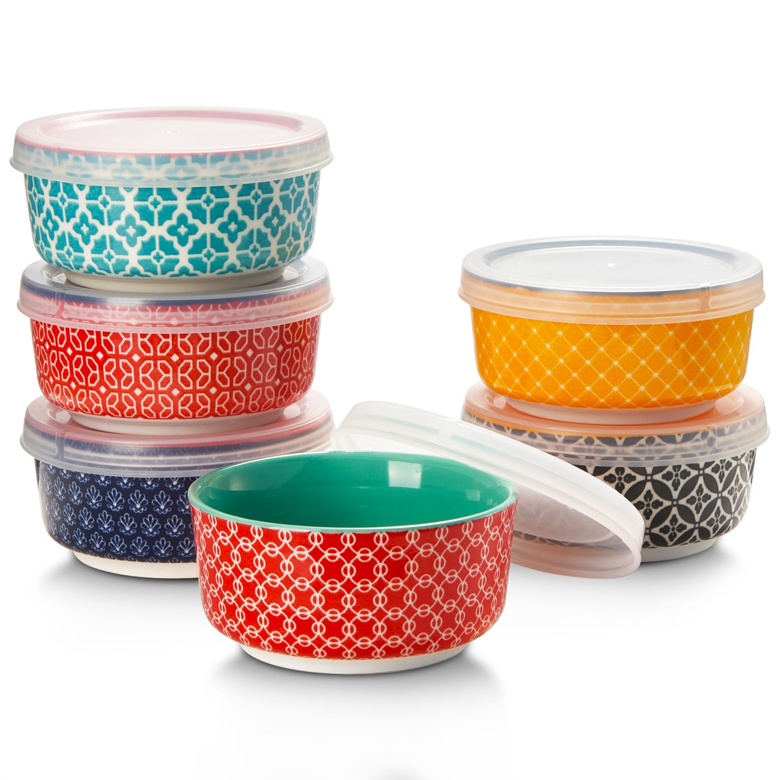 DOWAN Bundle-Cereal Bowls and Dipping Bowls with Lids