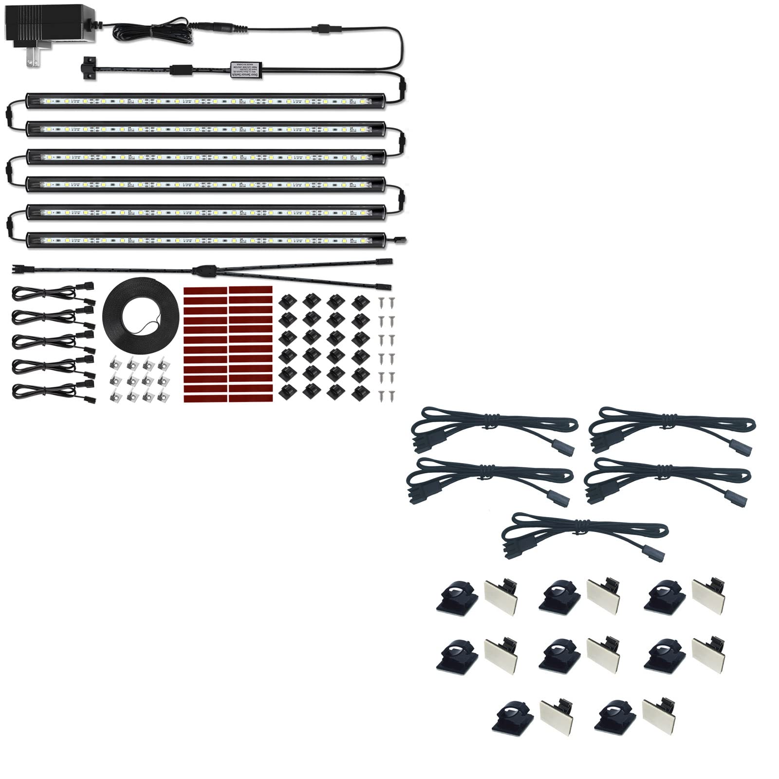 Litever LED Safe Lighting Kit Door Activated Extra Extension Cables