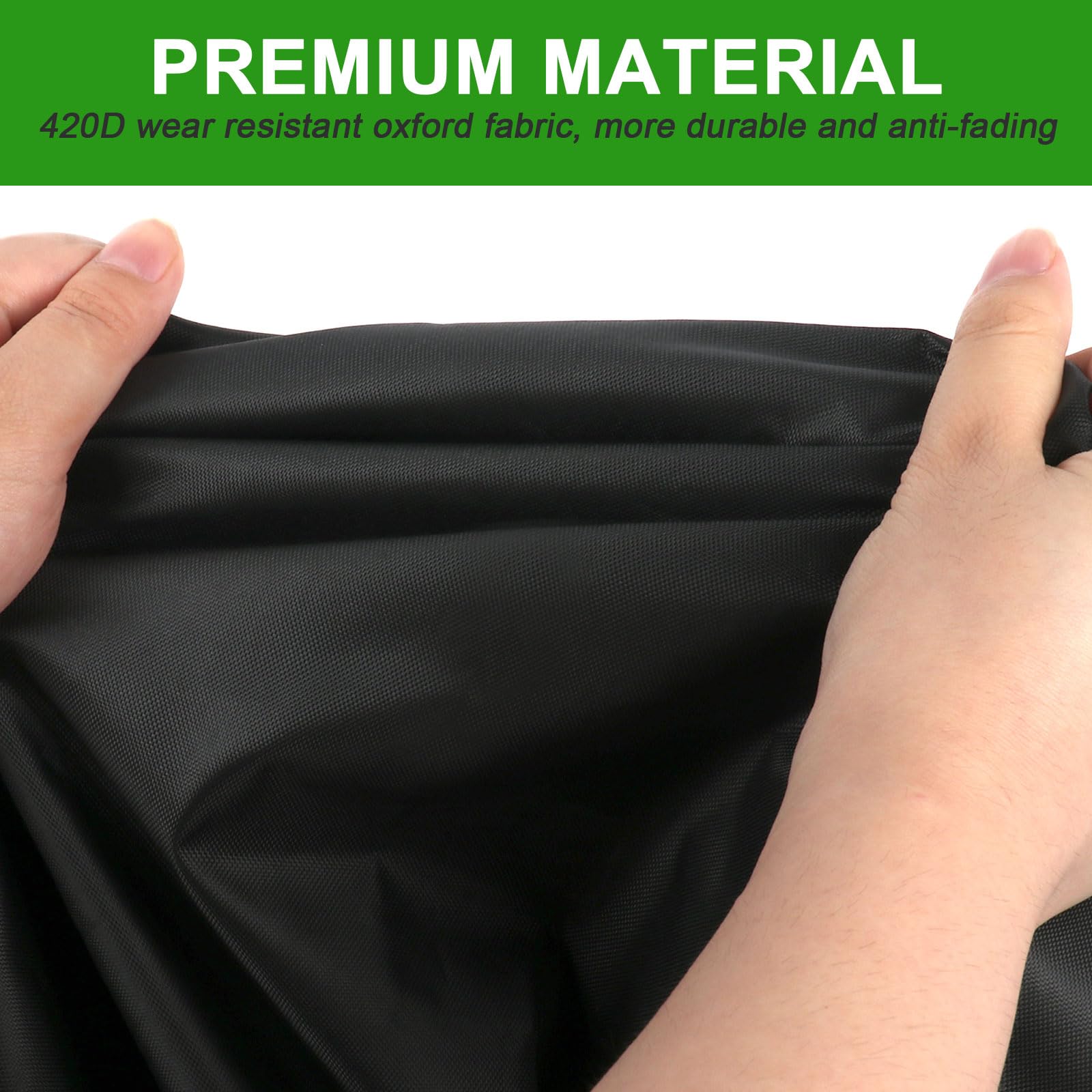 Guisong Beverage Refrigerator Cover for Most 24 Inch Drink Fridge, Waterproof&Dustproof Wine Refrigerator Cover for Protecting Upright Freezers-Suitable for most 3.0 Cubic Freezer(24"W x 24"D x 34"H)