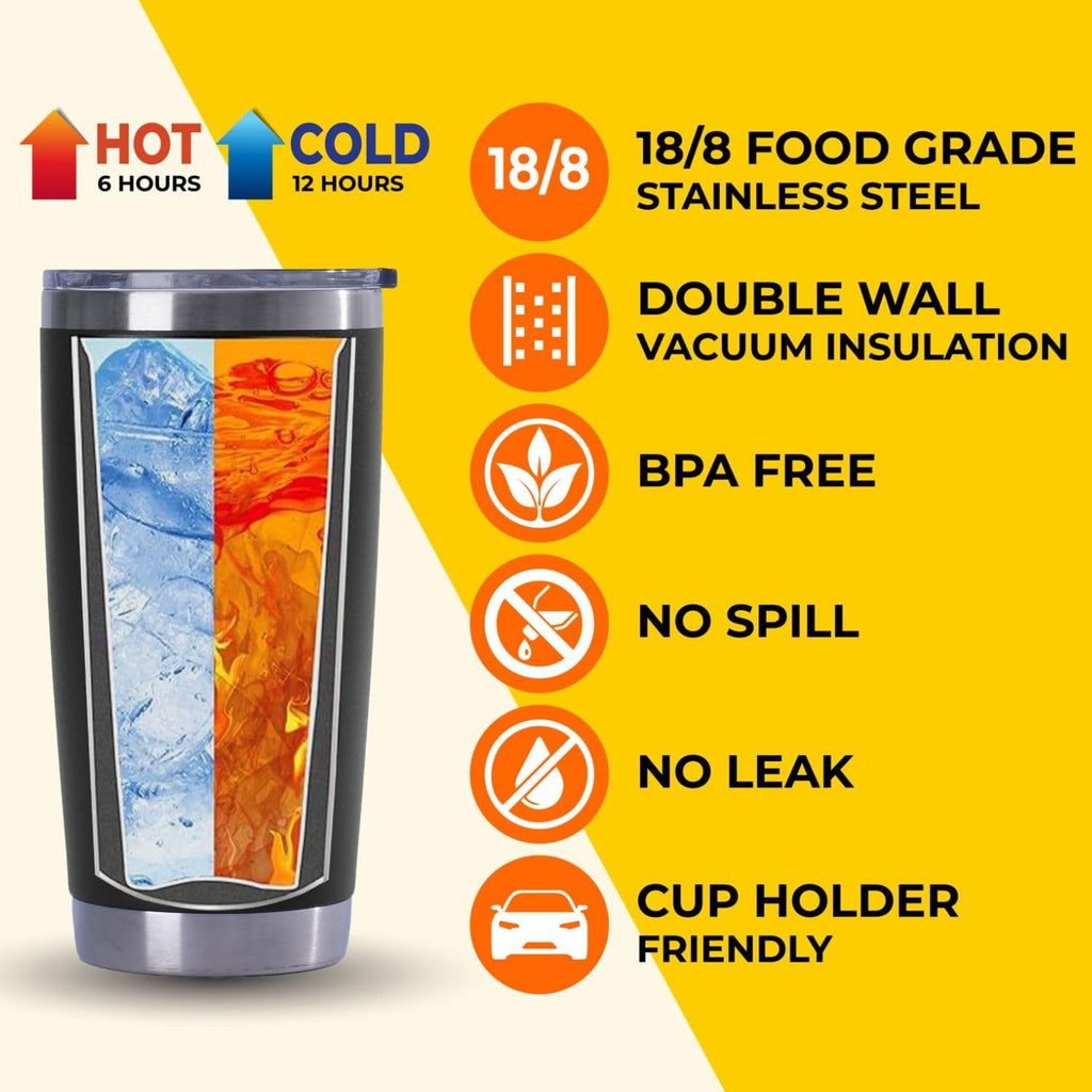 sourbear Retirement Gifts for Men 2026 with Premium Design Gift Box, Keeps Drinks Hot or Cold - Great for Retirement Party Decorations