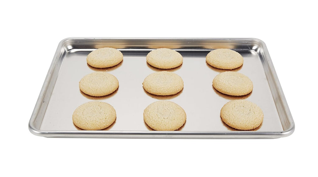 Vollrath Wear-Ever Half-Size Sheet Pan - 18" x 13" Aluminum | Open-Bead, NSF Certified