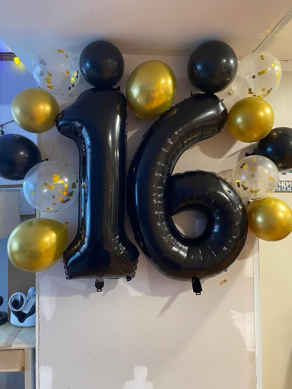 Number Balloons - Black 1 Balloon for Birthday Party | 40 Inch Large Decoration for 1st Birthday