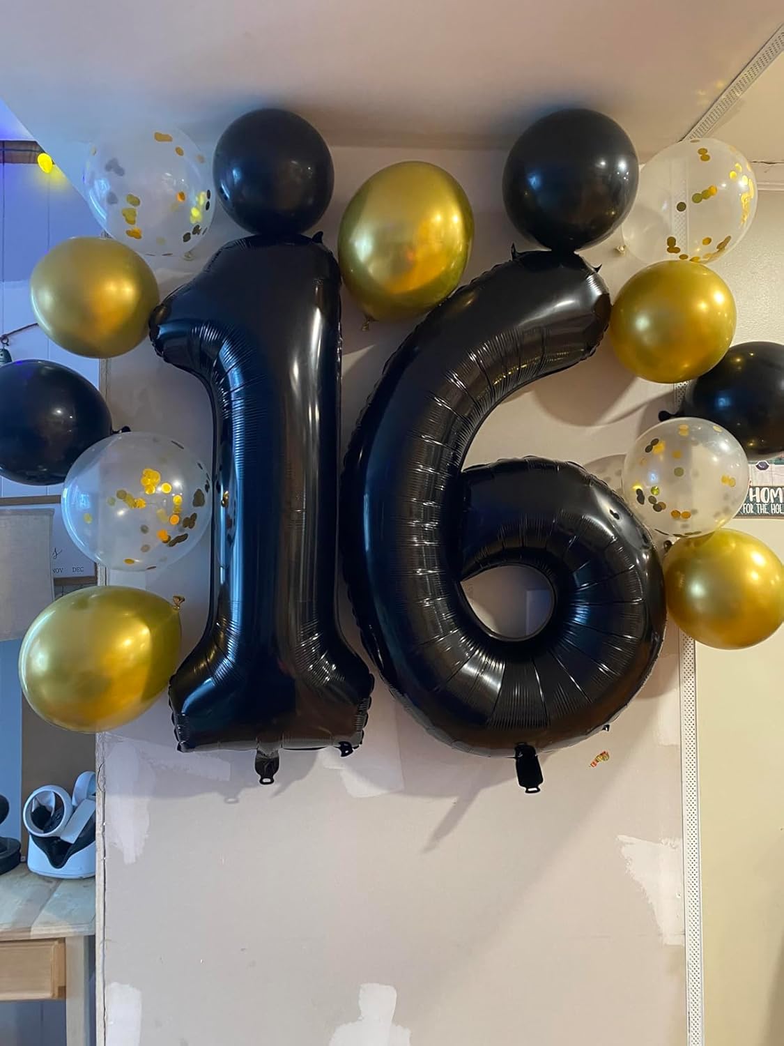 Number Balloons - Black 1 Balloon for Birthday Party | 40 Inch Large Decoration for 1st Birthday