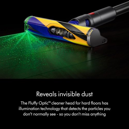 Dyson V15 Detect Plus Cordless Vacuum - Powerful 240AW Suction, 3 Modes, 60 Min Runtime | Illuminated Dust Detection, Pet Hair Detangler