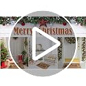OurWarm Christmas Door Mat Outdoor 30x17 Inch Coir Welcome Doormat - Festive Holiday Entryway Decor