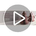 LampLust Large Dusty Rose Honeycomb Christmas Tree Decor - 2 Pack (10" & 12")