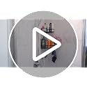 YASONIC Corner Adhesive Shower Caddy Rustproof Stainless Steel 3-Pack