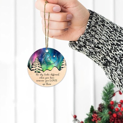 Hyturle Memorial Christmas Ornaments - Suncatcher for Remembering Loved Ones | Sympathy Gifts for Mom & Dad
