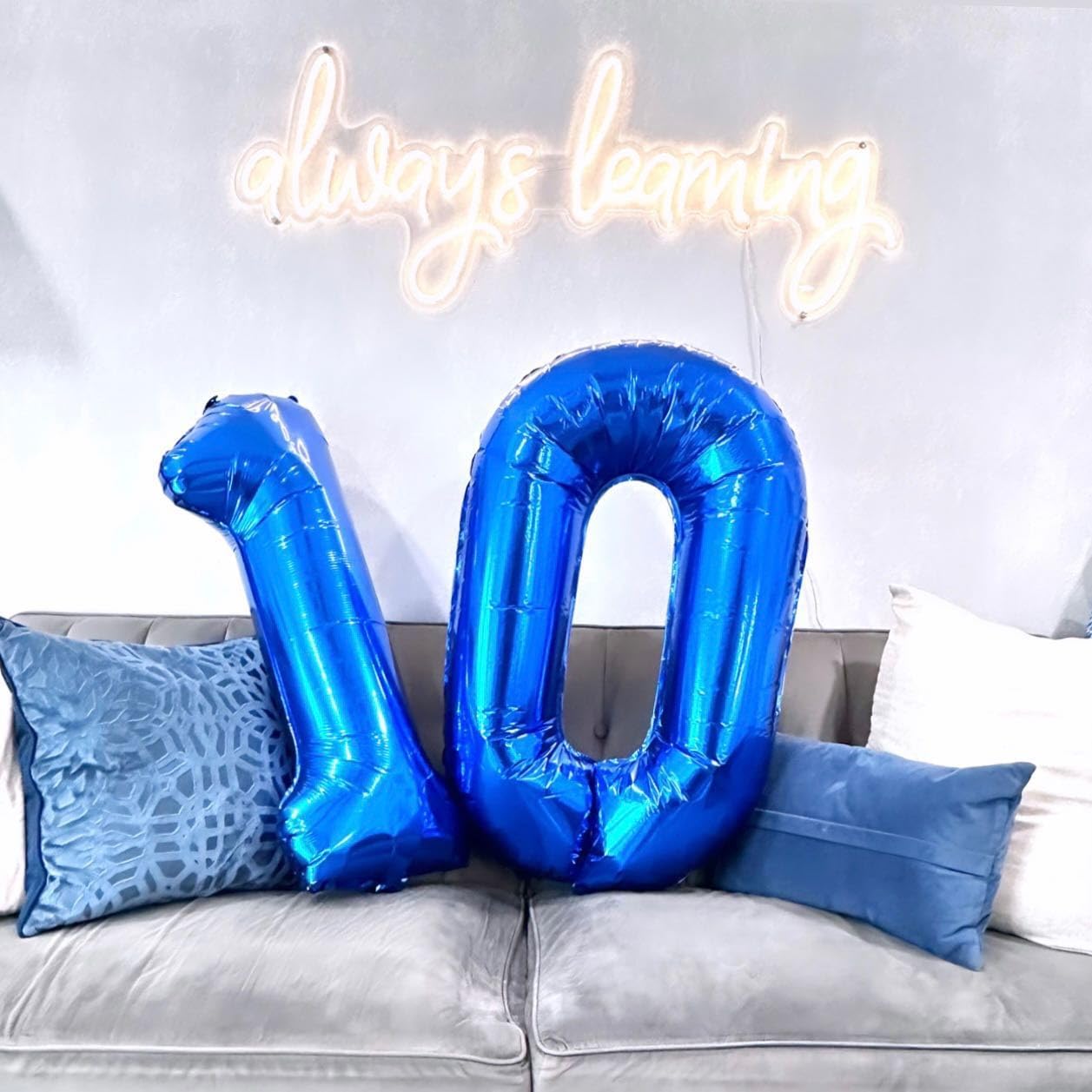 Number 11 Balloon by [Brand Name] - 40-Inch Navy Blue Birthday Decoration for 11th Year Celebration