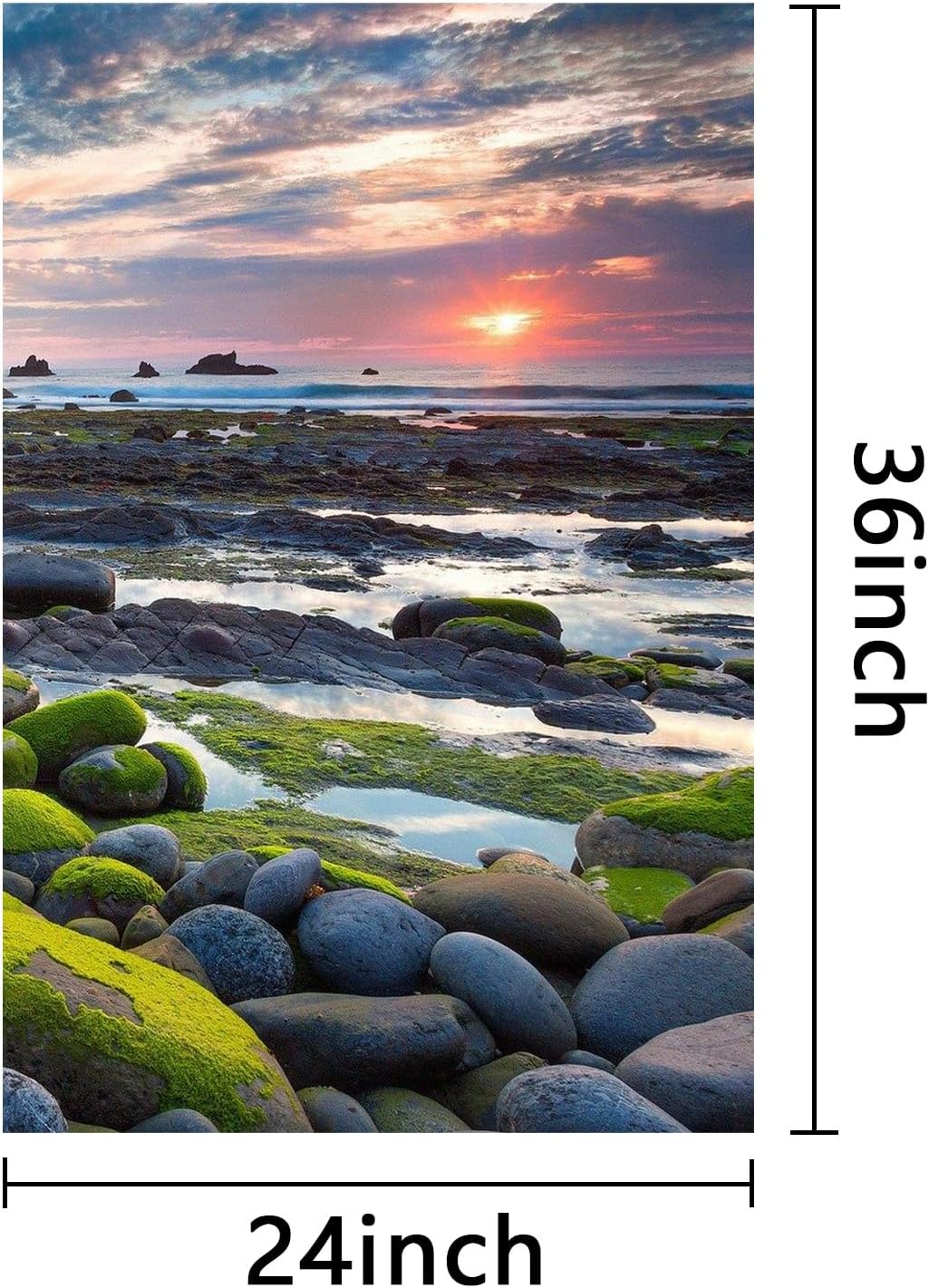 ZXDZSM Custom Canvas Poster - Personalized Photo Print | Unframed 24" x 36" Wall Art