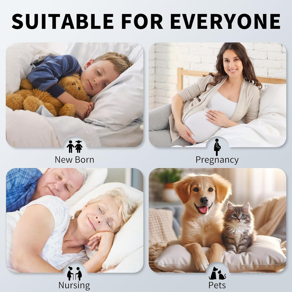 Skiennix Washable Waterproof Bed Pads - Reusable Incontinence Underpads for Kids & Adults | 24" x 36" 2 Pack, Soft & Leakproof