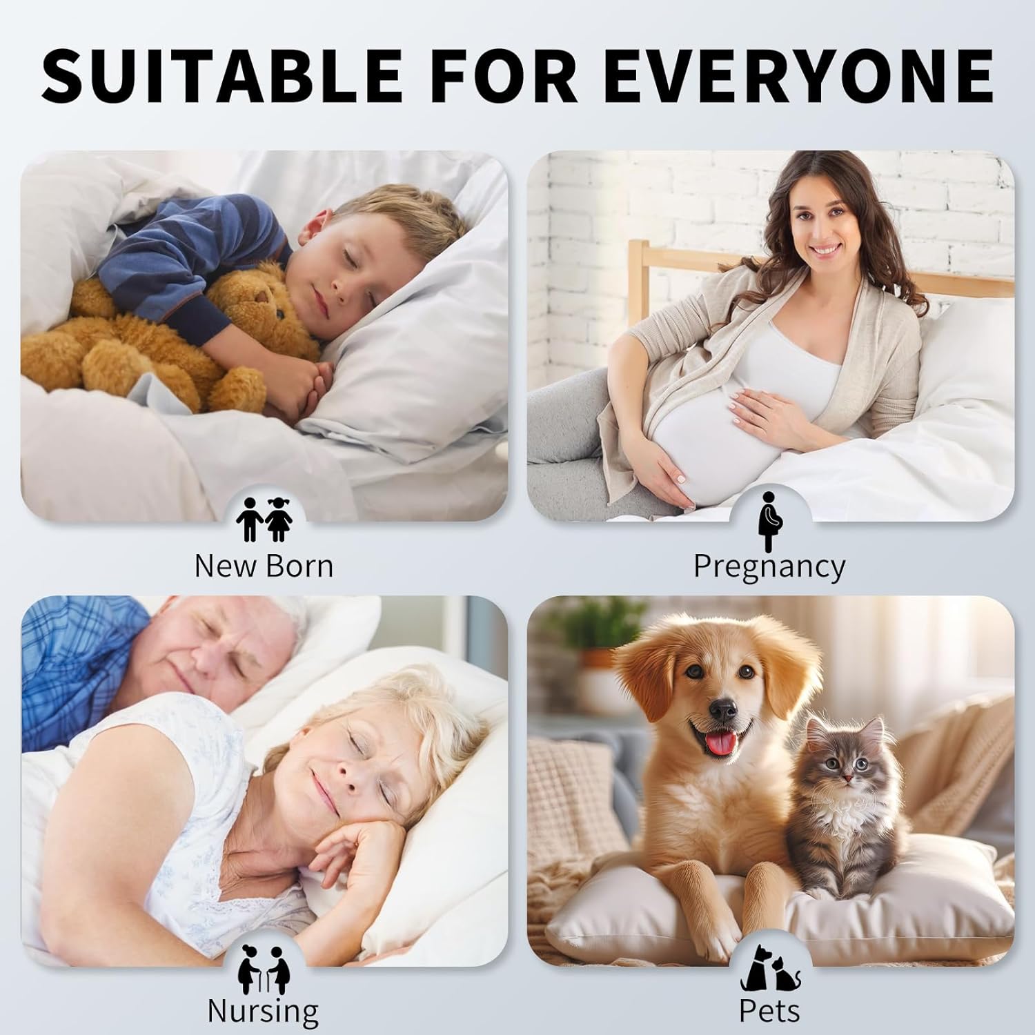 Skiennix Washable Waterproof Bed Pads - Reusable Incontinence Underpads for Kids & Adults | 24" x 36" 2 Pack, Soft & Leakproof
