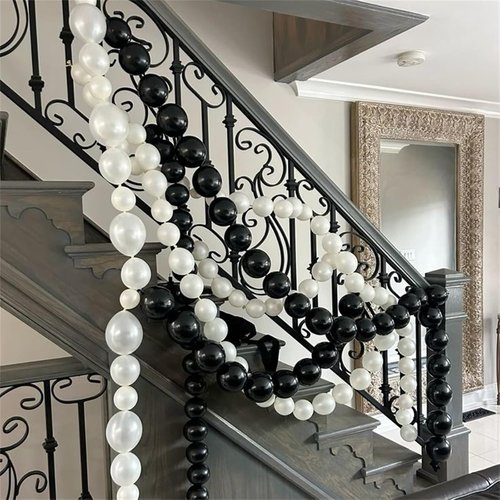 Linking Balloons by Pearl White - 100PCS 6 Inch Quick Link Balloons for Stunning Wedding & Party Decor