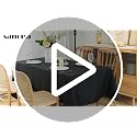 Rectangle Tablecloth 60 x 84 Inch - Stain & Wrinkle Resistant Fabric Cover