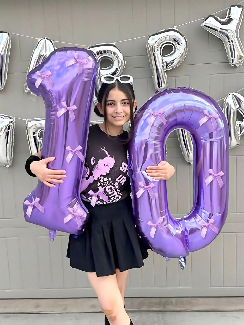 Number 13 Balloon - Large Purple Foil Balloon for Birthday & Wedding Decorations | 40 Inch
