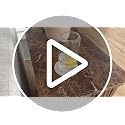 Fluxynara Felt Coasters Set of 8 with Holder - Oatmeal Round Drink Protectors