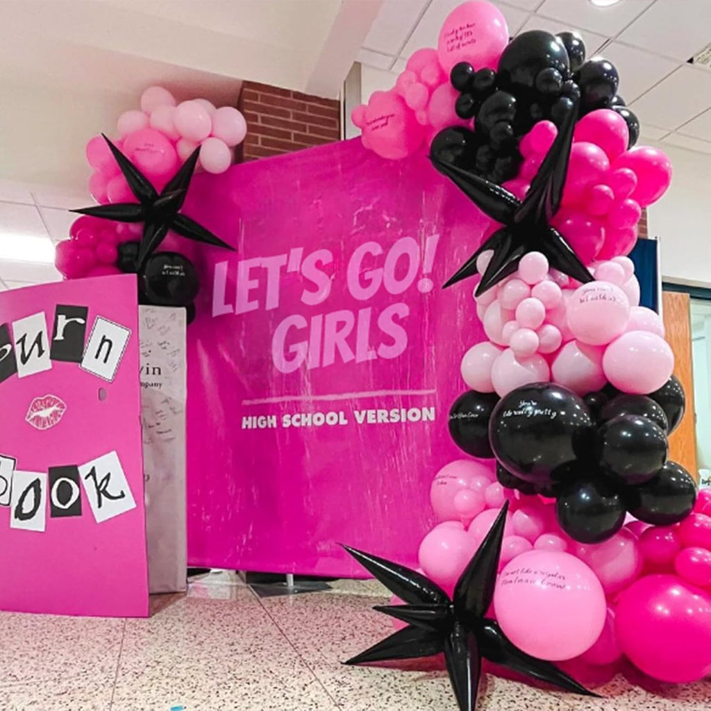 Awenztech Hot Pink Balloons - 12 Inch Latex Balloons | 50 Pack for Wedding & Birthday Celebrations