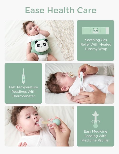 Momcozy Elite Baby Kit - Essential Grooming & Health Care Set | Electric Nail File, Nasal Aspirator, Thermometer & More