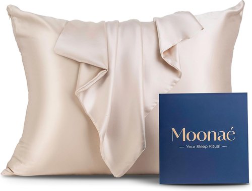 Mulberry Silk Pillowcase - Luxurious Pure Silk Cover for Healthier Hair & Smoother Skin - Soft & Breathable