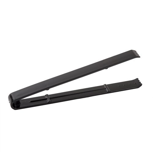 AmerCare 9 Inch Heavy Weight Black Polystyrene Tongs, Individually Wrapped, Case of 48