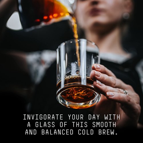 Stone Street Cold Brew Coffee, Low Acid, 100% Arabica, Gourmet Coffee - Strong & Smooth Blend, Coarse Ground, Dark Roast, Colombian Single Origin, 1 LB