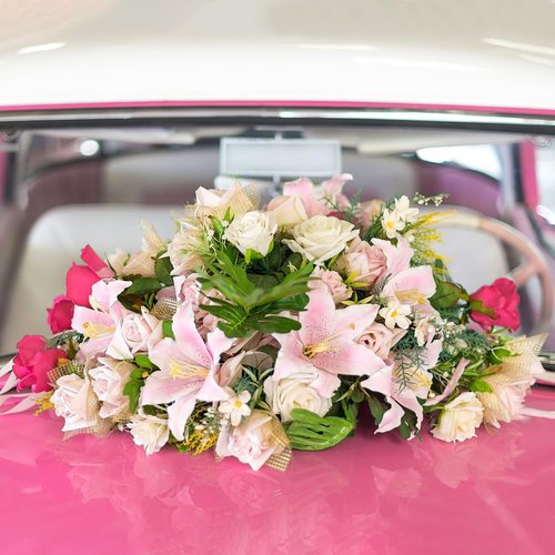 Floral Foam Ring - 11.2 Inch Wet Flower Foam Base with 4 Suction Cups | Ideal for Wedding Decor & Centerpieces