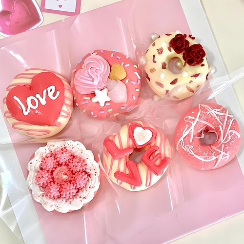 Fchil Silicone Doughnut Molds for Air Fryer, Set of 2, 8-Cavity Non-Stick Donut Pans with Carrying Handle, Doughnut Bagel Baking Tin for Muffins Cake, Dishwasher Safe, Grey