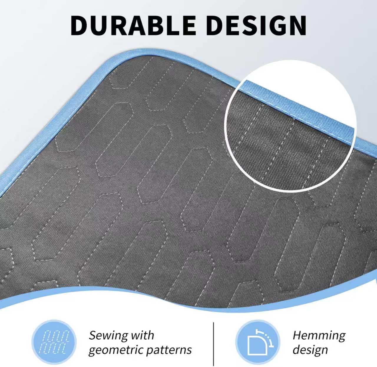 Skiennix Washable Waterproof Bed Pads - Reusable Incontinence Underpads for Kids & Adults | 24" x 36" 2 Pack, Soft & Leakproof