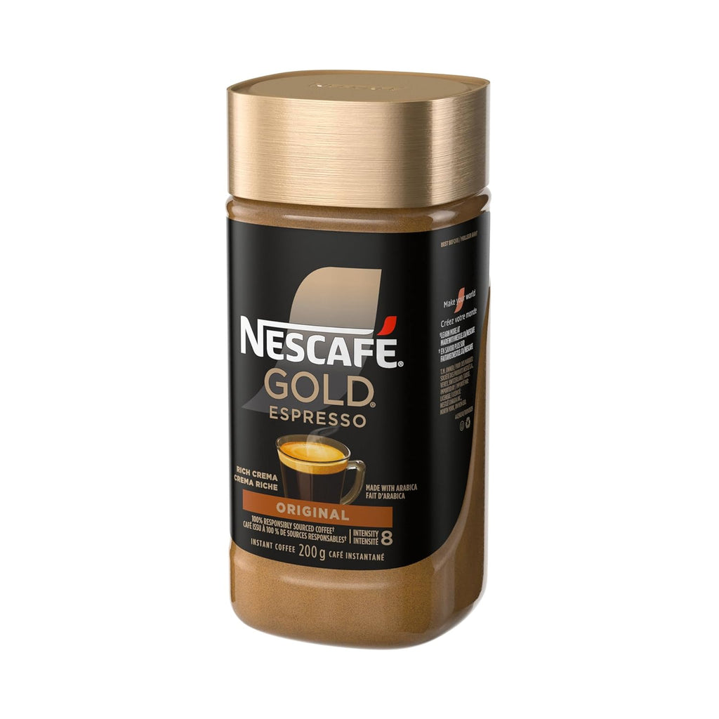 NESCAFE Gold Espresso Instant Coffee - Rich Flavor, 200g (7.1 oz) | Premium Quality
