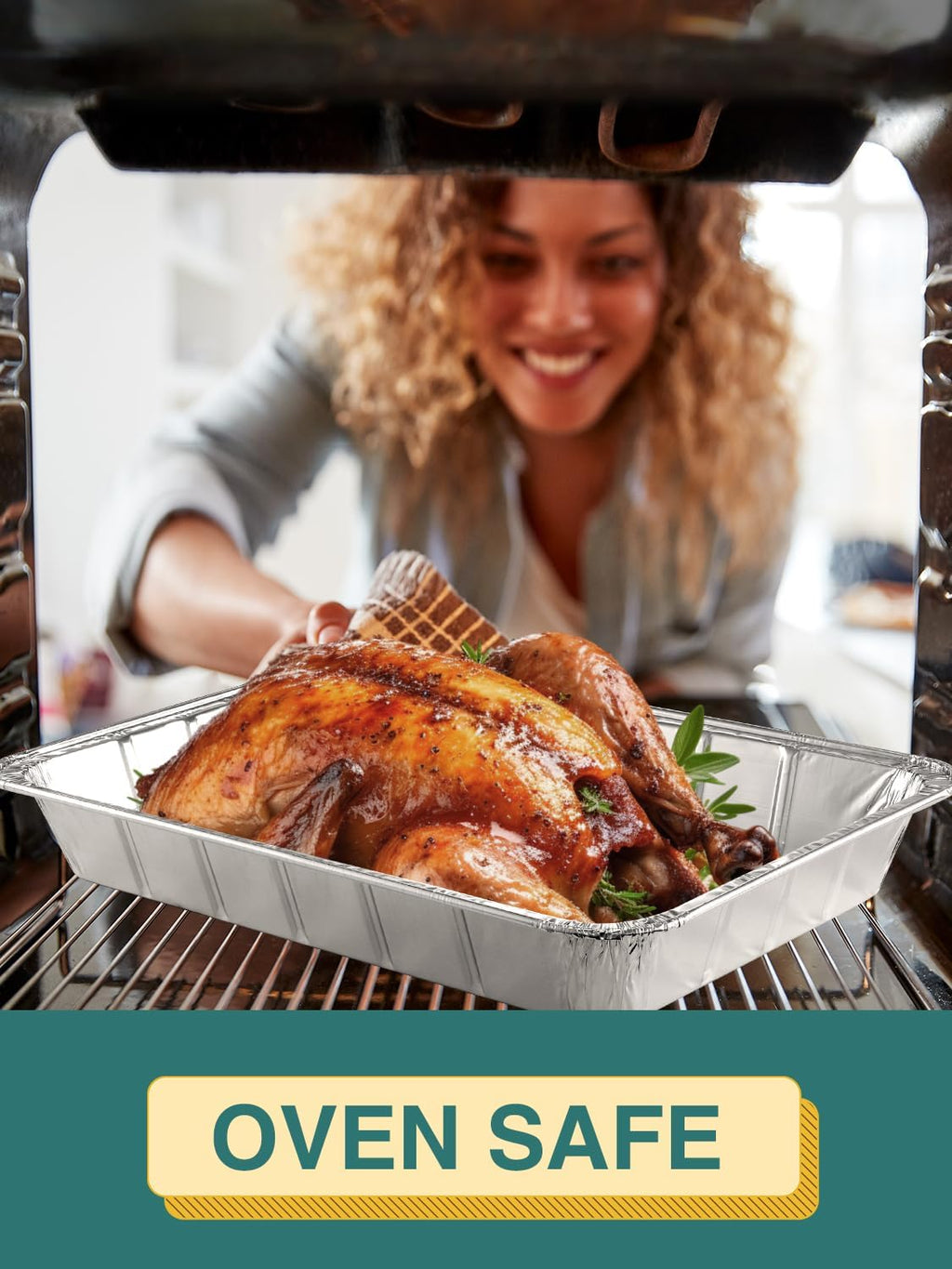 NEEBAKE 40-Pack Disposable Aluminum Pans Set - 20 Large 9x13 & 20 Small 8x8 Foil Baking Trays